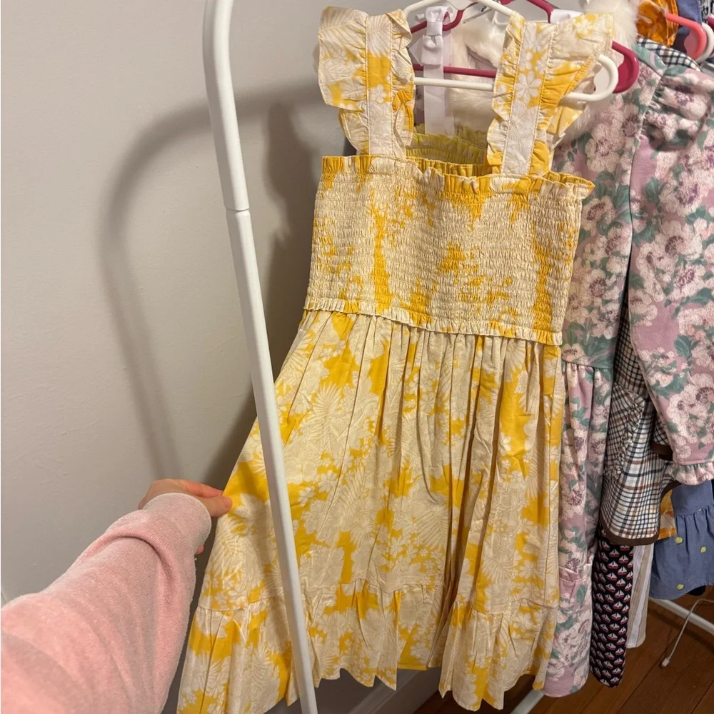 Janie and Jack NWT Emily Floral Smocked Sundress - Picture 3 of 4